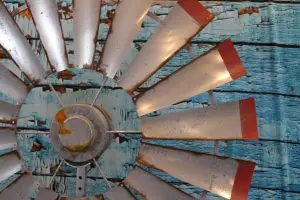 Barn Metal with Rustic Red Tips 1