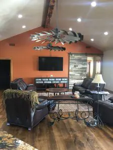 Weathered Rust Grey With Patina Bronze Tips 14