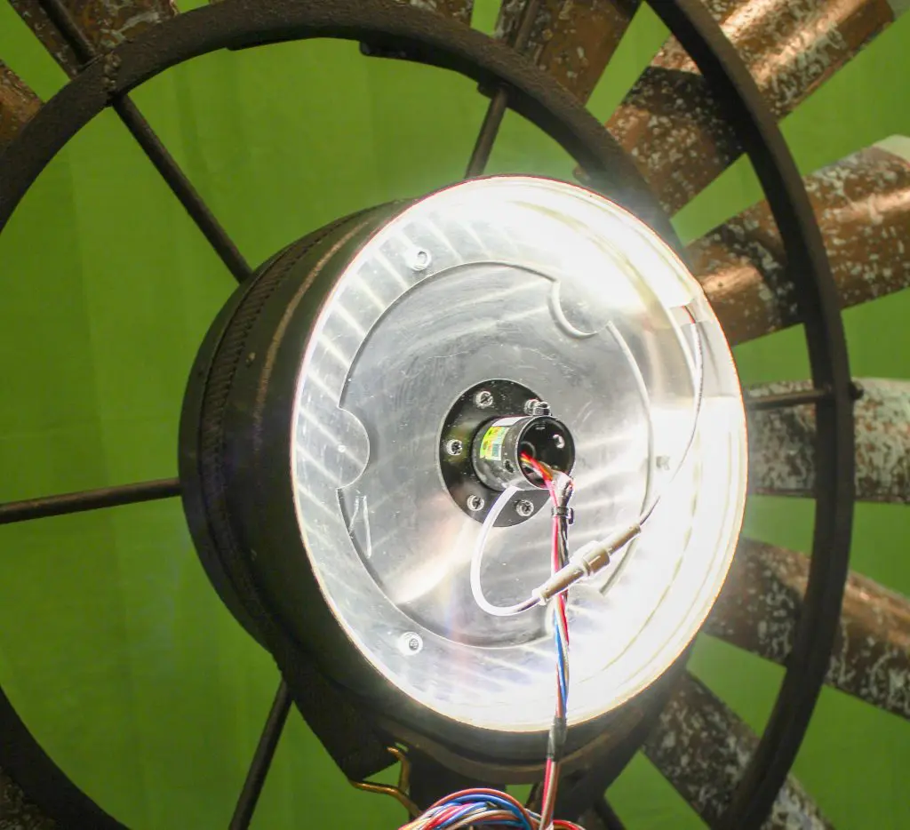 Up Light windmill fan up light option