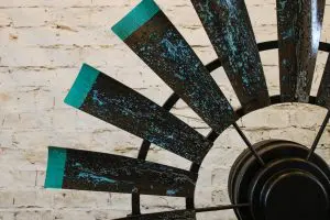 Patina Bronze Weathered Texas Turquoise Tips 6