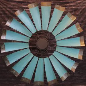 Texas Turquoise Patina Bronze Tips 55