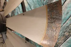 Weathered Rust Grey with Patina Bronze Tips 17