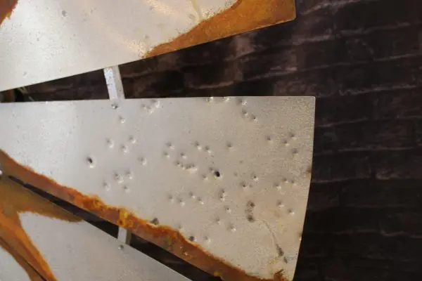 Bullet Holes Added to Fan Blades