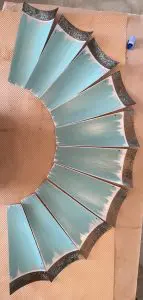 texas turquoise blade with patina bronze tip and pewter edge 2