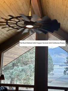 Full Rust Dabbed with Copper Accents with Cattleman Frame 2