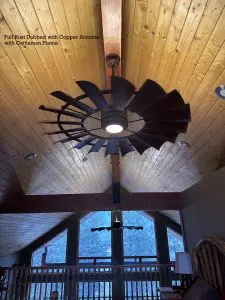 Full Rust Dabbed with Copper Accents with Cattleman Frame