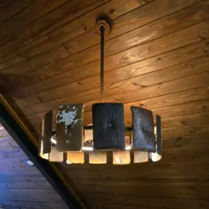 Stanwyck Paneled Single Tier Chandelier