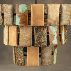 Stanwyck Paneled 3-Tier Chandelier