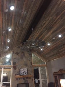 galvanized windmill ceiling fan
