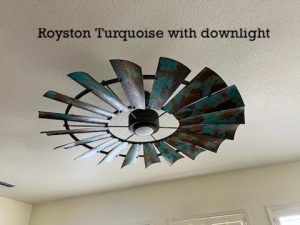 Royston Turquoise with downlight 3